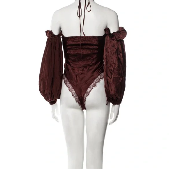 Sleeping with Jacques brown bodysuit 4 - Picture 2 of 8